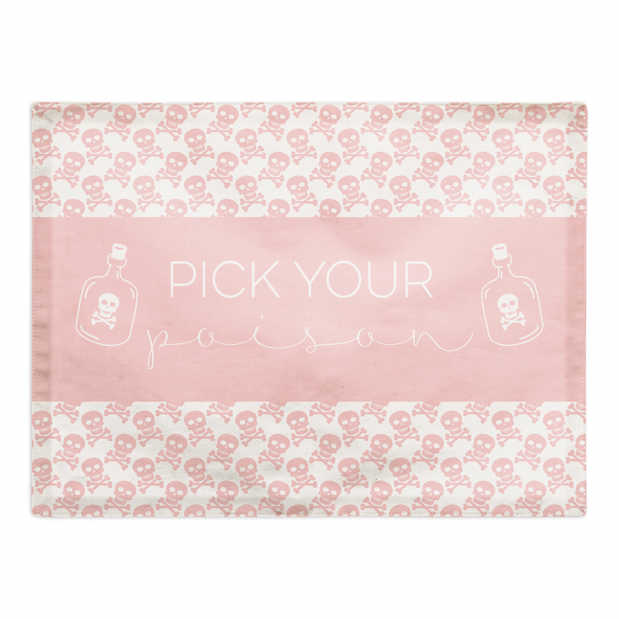 Pick Your Poison Polyester Twill Placemat